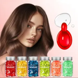 7 Day Hair Nourishment Set, 6 Bottles Vitamin Capsules (60 Count) with Moroccan Argan Oil, for All Hair Types, Men & Women, Holiday Gift, Repair Hair Set