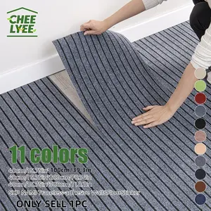 1 Roll Floor Mat, 40cm*1/2/3m Cuttable, Self-adhesive Carpet, Floor Kitchen Rug, Kitchen Bathroom Slip-resistant, Furniture Stair Protection Pad, Removable Scratch-proof Wear-resistant, Cat Scratching Post, DIY Pet Mat, Non Slip Rugs, Non Skid Mats