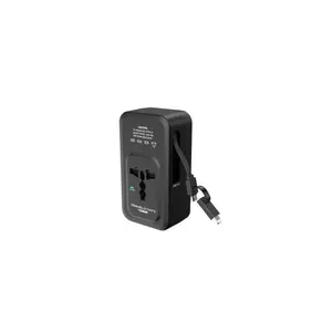 Travel Smart Does-It-All Adapter with Cables & USB-A & C Ports