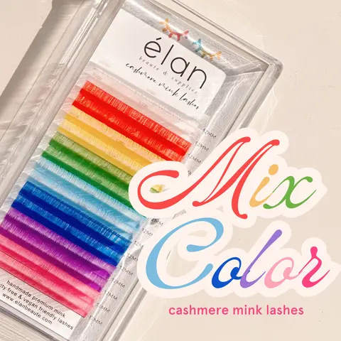 MIX COLORS cashmere mink lashes