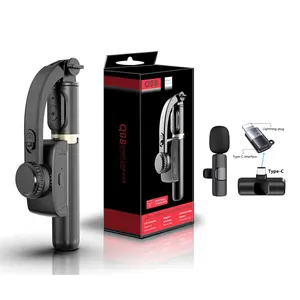 FNTWIF Handheld gimbal 360 ° shooting stabilizer Bluetooth selfie stick with aluminum tripod for iPhone and Xiaomi video recording