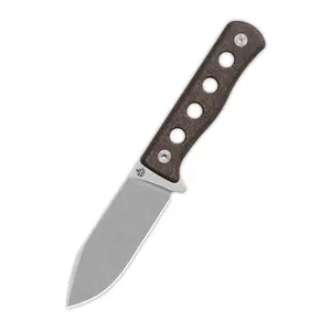 QSP CANARY FIXED BLADE HUNTING KNIFE with KYDEX SHEATH, 4.25'' SHARP BLADE with MICARTA HANDLES