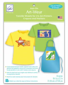 Inkjet-Printable Art-Wear Transfer Sheets - 10 Sheets AccuQuilt