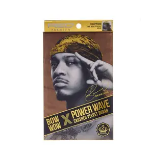 KISS - RPM PW CRUSHED VELVET DURAG (GOLD)