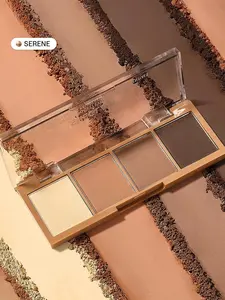 SHEGLAM The Essentials Pocket Eyeshadow Palette - Serene | Mini 4-Color Eyeshadow Palette, Smooth Pigmented, Y2K Makeup, Perfect For Daily & Party Look