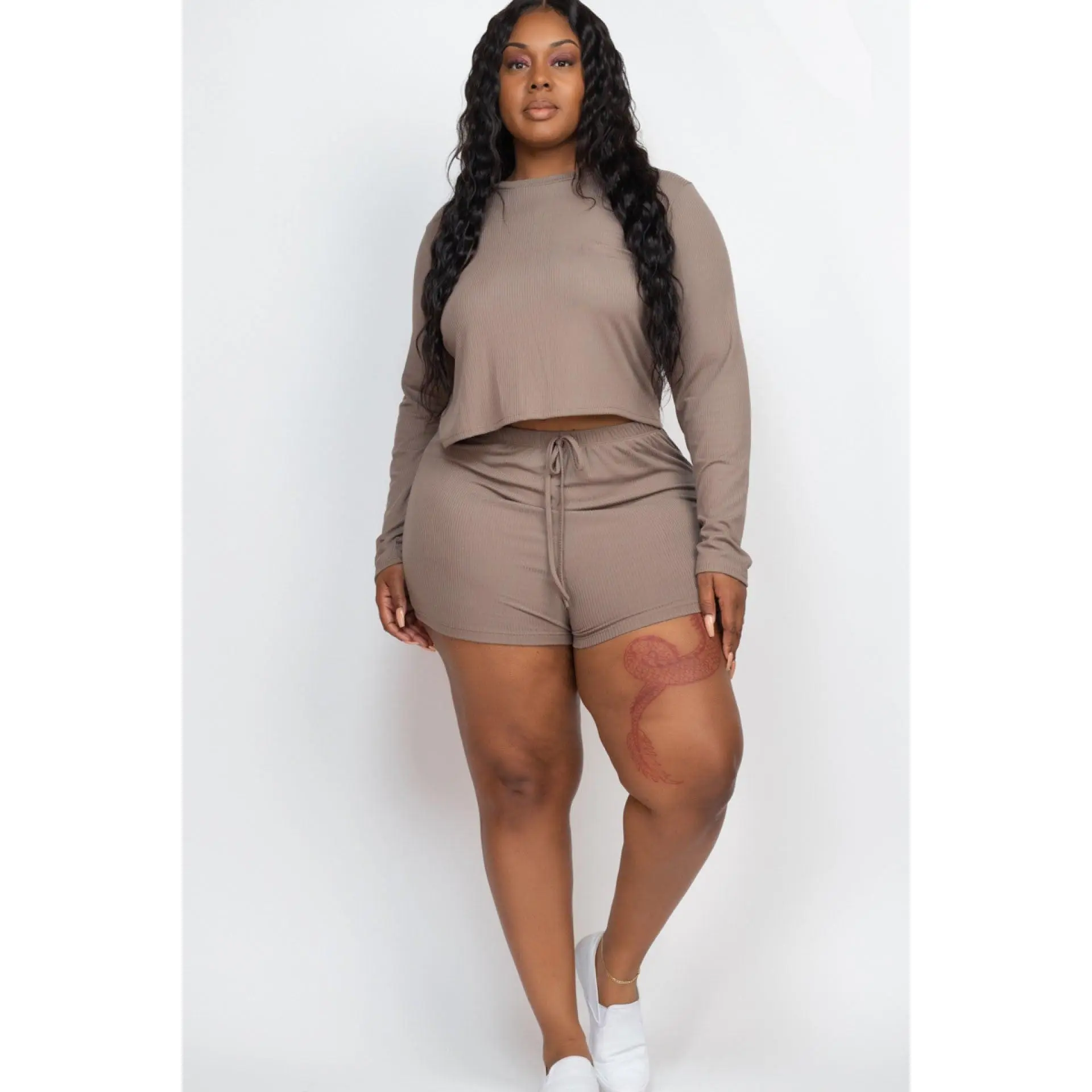 Long Sleeves & Shorts Set- 6 Colors