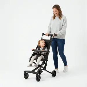Lightweight Travel Stroller - 9.8 lbs Ultra-Compact,One-Hand Fold, Airplane Cabin Approved, All-TerrainWheels, Smooth Ride for Toddlers, Perfect for Travel
