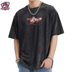 Men's Jujutsu Kaisen Itadori Yuji Hand Sign Streetwear Sweatshirt & Washed Cotton Shortsleeve T-Shirt - Vintage Anime Graphic Casual Classic Polyester Apparel for JJK Fans, Soft Manga Merch, Father's Day Gift 251110