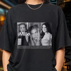 Limited Edition Millie Bobby Brown T-shirt, Sweatshirt and Hoodie, Exclusive Fan Merch for Women and Men, Mother's Day Gift