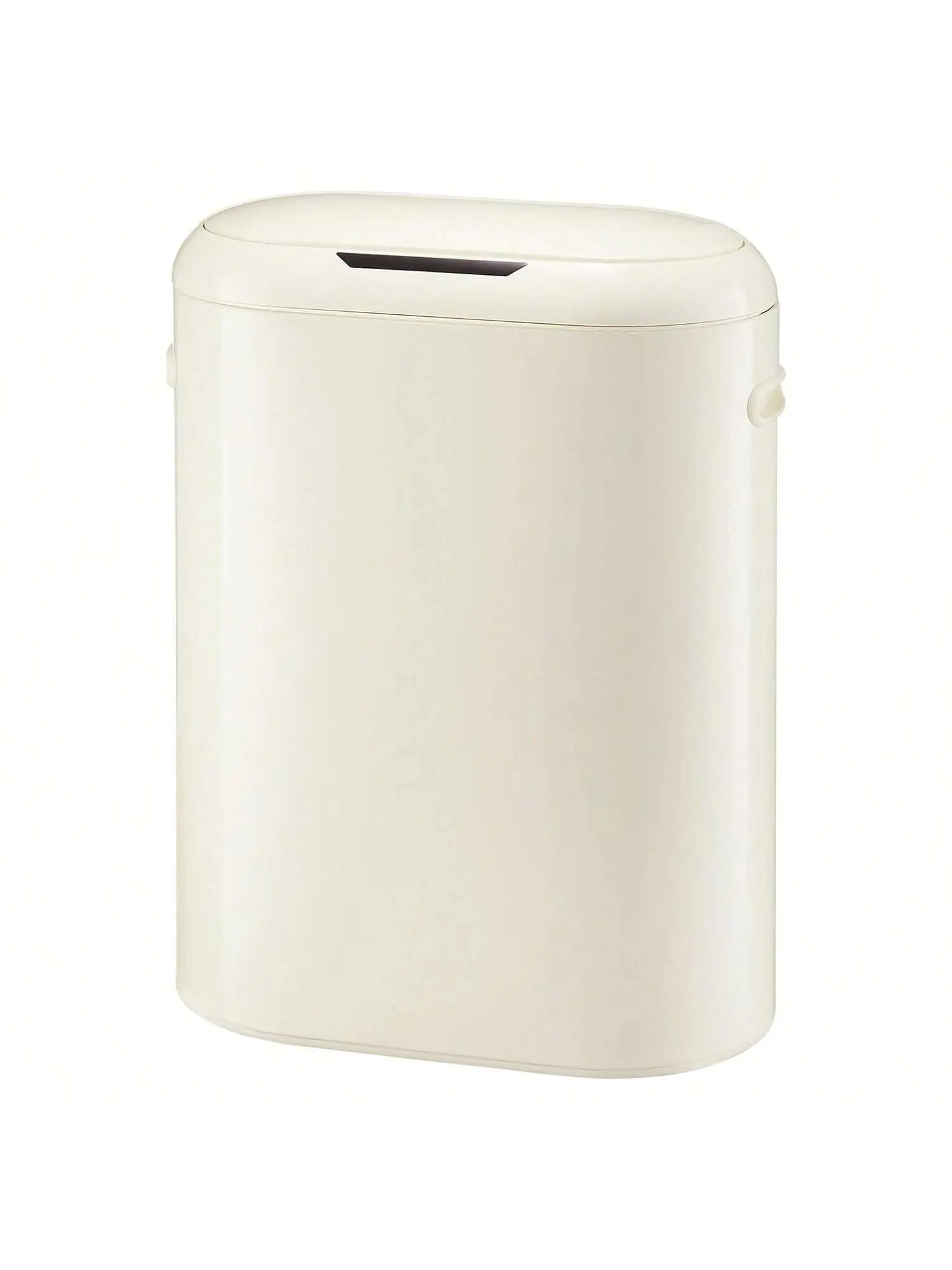 SensorCan 13 Gal (50L) Slim Automatic Touchless Motion Sensor Kitchen Trash Bin - Automatic Dustbin, Soft-Close Lid, No Inner Bucket, Cream White Smooth Finish, Delay Sensing Technology