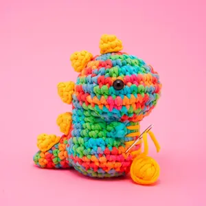 Rainbow Dinosaur Crochet Kit Rainbow Dinosaur Crochet Kit