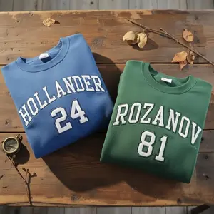 Embroidered Team Hollanov Sweatshirt, Hockey Romance Unisex LGBT Hockey Fan Gift Heated Movie Rivalry Shirt