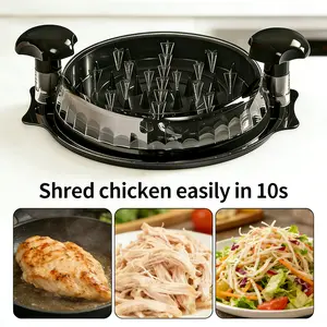 Chicken Shredder Tool 10s Fast Easy Twist Non Slip BPA Free Must Have Kitchen Gadget for Effortless Meal Prep