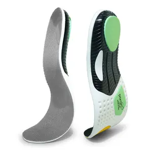 Pain Relief Orthotic Inserts, High Arch Support Insoles for Flat Feet, Work Boots Cushions, Absorbs Impact, Unisex