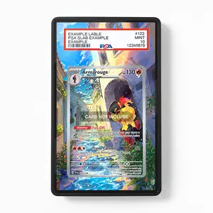 Armarouge 203-198 IR AR Scarlet & Violet Graded Display Case, Extended Art, Extended Display Case, Extended Art Case PSA Graded Guard Case / Magnetic Case / Screws Case (CARD NOT INCLUDED)