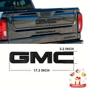 GMC Sierra Tailgate Letter Decal Matte Black, Waterproof Vinyl Car Sticker, Truck Exterior Decoration, Universal Vehicle Accessory