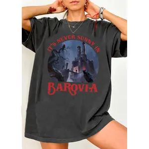 Dunge0ns & Drag0ns Shirt, Its Never Sunny In Barovia Unisex T-Shirt , D&D Lovers Gift, RPG Game Shirt