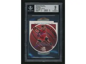 2003-04 Upper Deck Standing O! Michael Jordan Die-Cut Embossed #9 BGS 9