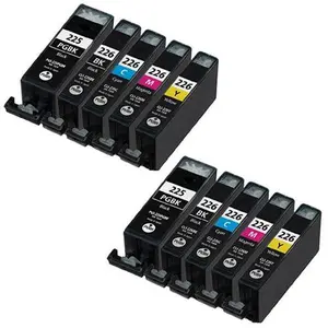 10 Pack Canon PGI-225 CLI-226 Inkjet Cartridges, Compatible (2 Full Color Sets)