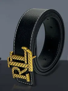 Men's Design Belt, Street Style Waistband, Casual Letter Pattern, All Seasons Fashion Accessory, Trendy Men's Belts