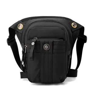 Tactical Multi-Wear Waist & Thigh Bag For Men, Portable Sports Chest Sling Pack For Daily Commute And Outdoor Cycling, Adjustable Strap Carry Pouch With Independent Storage Slots, Suitable For Hiking, Running And All Kinds Of Outdoor Sports Activities