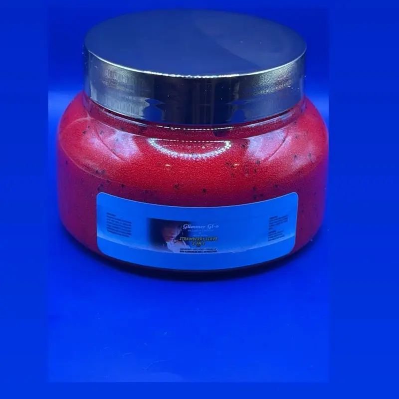 Glimmer Gloo Organic Strawberry Scrub
