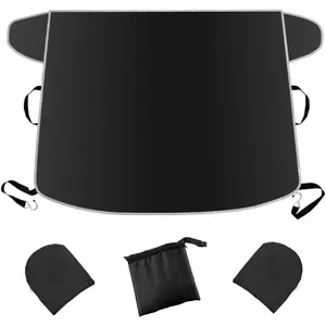 Windshield Snow Cover for , ,  - , Windproof Winter Frost and Ice Removal Sunshade With Side Mirror Covers