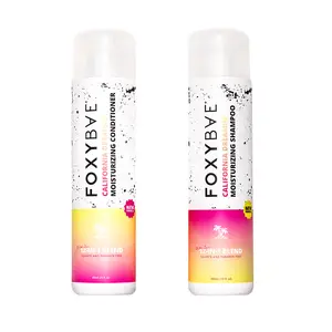 FoxyBae California Dreamin’ Moisturizing Shampoo & Conditioner Set – Hydrating, Sulfate-Free, Color-Safe for All Hair Types, 12-in-1 Formula