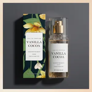 Vanilla Cocoa Hair and Body Fragrance Spray - Fresh Scent Mist for Fragrant Hair floral elegant scentual fruit long lasting long-lasting sweet fruity Eau de Parfum natural long-lasting fragrance gourmand fragrance e daily portable