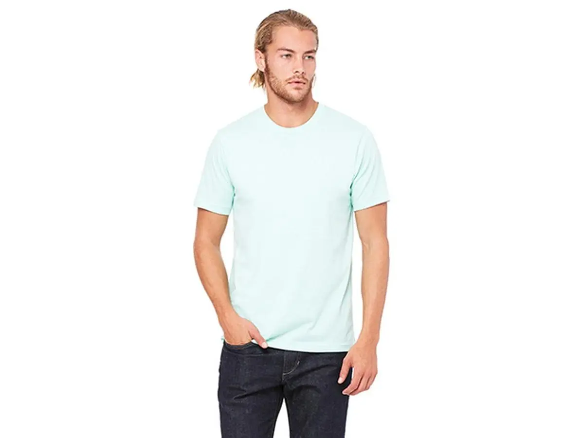 BELLA 3001 Women's Casual Combed Cotton T-shirt - Plain Jersey Shortsleeve Round Neck Top, Retail Fit for Streetwear, Tshirt
