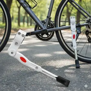 Universal Bike Parking Stand Stabilizer: Anti-Tip Support for Mountain & Road Bikes, Heavy-Duty Side/Rear Stabilizing Structure, Wide Tire Compatible Parking Aid, Outdoor Cycling Safety Accessory, Riding Stability Equipment, Outdoor Cycling Accessories