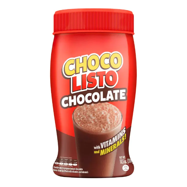 Choco Listo 300g | Instant Chocolate Drink Mix, Quick & Delicious Hot or Cold