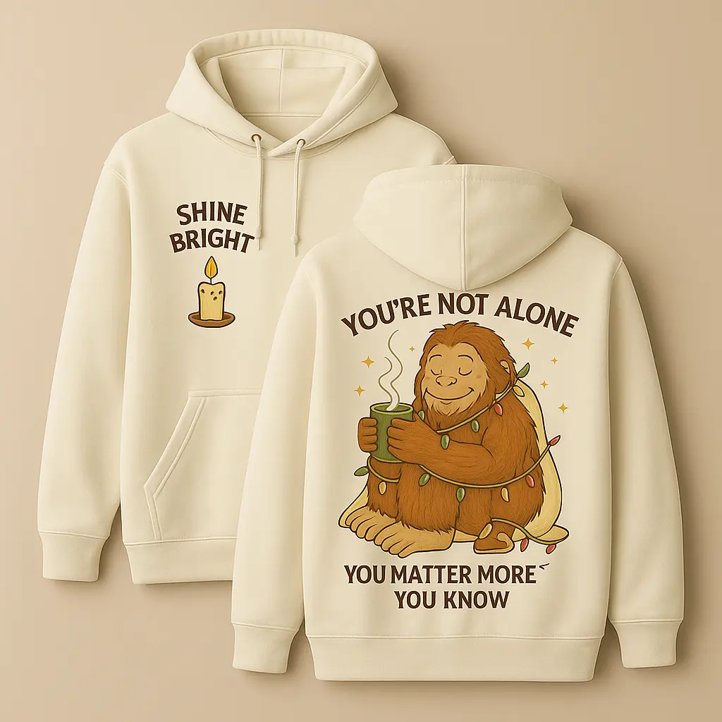 Shine Bright Hoodie - Versatile Comfortable Fit for Casual & Formal Occasions - Ideal Gift for Friends and Family - Elevate Your Style
