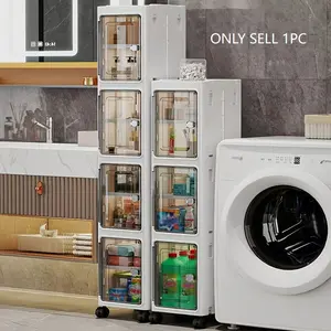 Home & Kitchen Supplies > Furniture > Featured Furniture > Hallway Storage Cabinet|Folding Storage Cabinet|No-Assembly Storage Cabinet|Combination Set of Folding Storage Cabinets