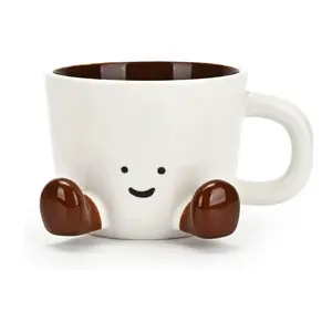 Cute Funny Coffee Mug for Women 12.8 oz 380ml Unique Ceramic Coffee and Tea Cup for Home Office and Gift Giving