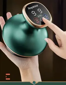 Smart Cupping Massager Therapy Red Light Heat Healing Target Pain Muscle Relief Aches Circulation Portable Cupping Kit