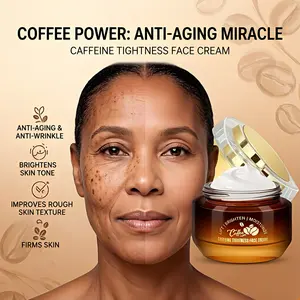 Firming Moisturizer Balm, Contains Caffeine, Hyaluronic Acid, Collagen, Vitamin E, Retinol, Reduces Fine Lines, Wrinkles, 50g