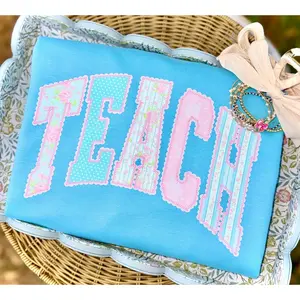 lace TEACH clear film screen print