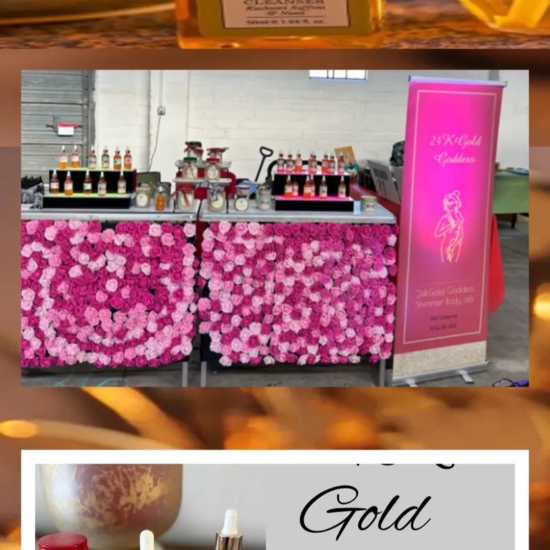 24K Gold Goddess Shimmer  Body oils
