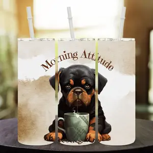 20 oz Rottweiler with attidude Tumbler