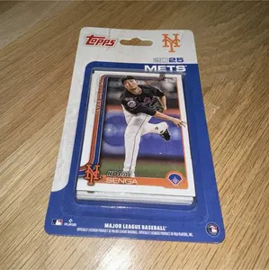 Topps 2025 New York Mets Team Set, 17 Cards, Senga, Manaea, Alvarez