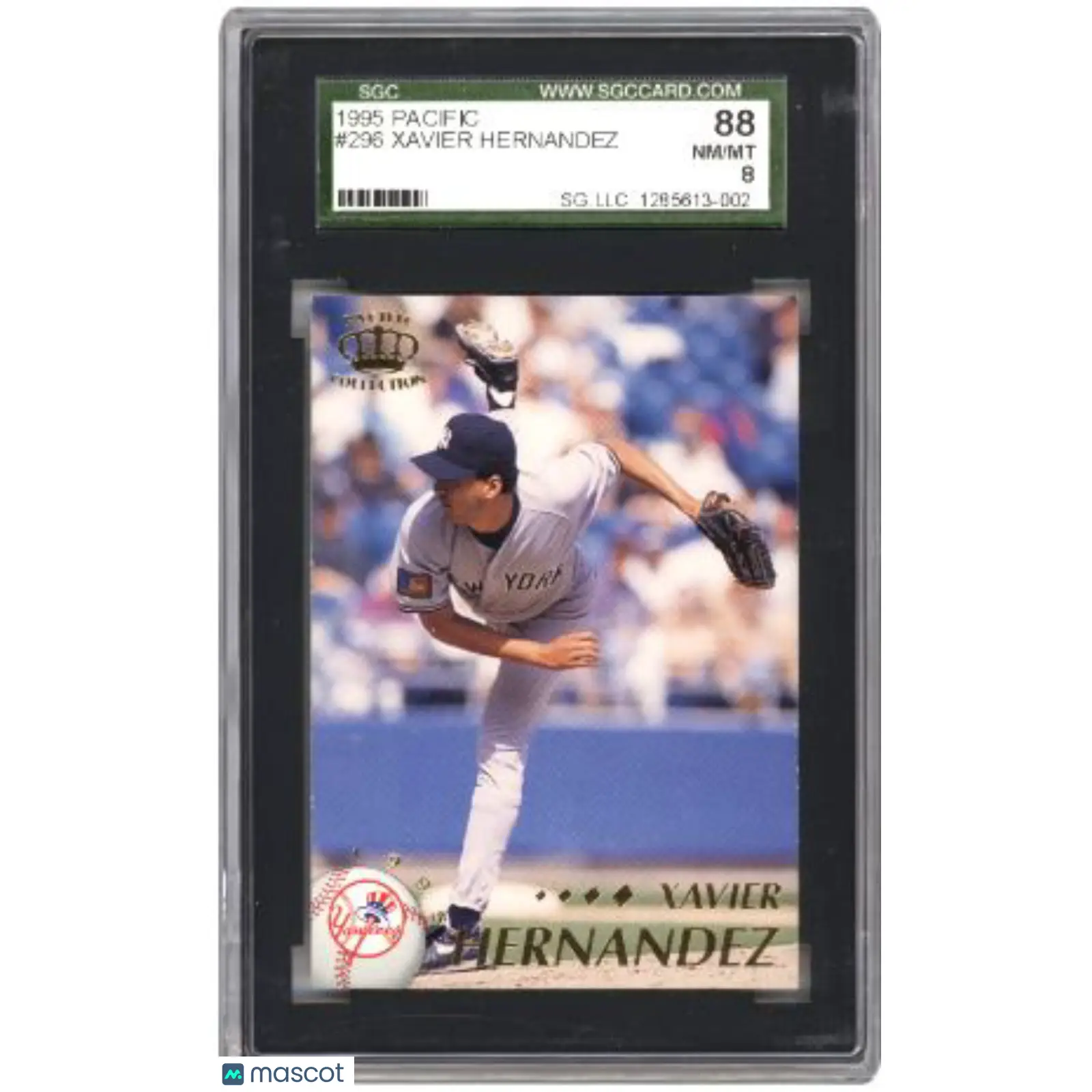 Xavier Hernandez SGC 1995 Pacific #296 Baseball 8