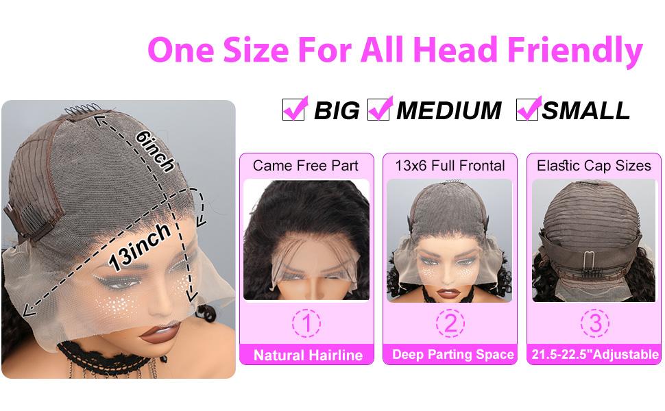 Idoli 30 Inch Deep Wave Lace Front Wigs Human Hair 13x6 HD Transparent Deep Wave Lace Front Wigs for Women Curly Wig Pre Plcked Deep Wave Wigs with Baby Hair
