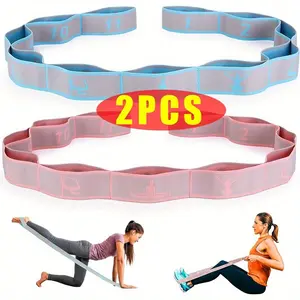 Elastic Yoga Stretch Band with Loop, for Physical Therapy, Yoga Stretch Band, Elastic Exercise Band, Leg Stretch Band, Fitness Rubber Band, Elastic Exercise Band, for Yoga Training