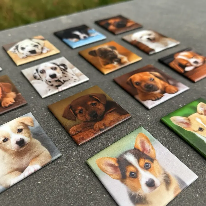 2”x2” Custom Photo Magnets - Personalized Decor for Your Space - Fridge Magnets - Birthday Gift - Graduation Gift - Business Card - Set of 3,6,9 or 50 - 2”x2” Size - Hard Back & Glossy Finish