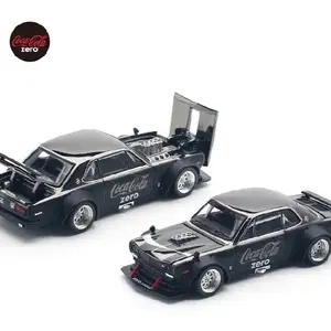 Pop race 1:64 Skyline GT-R V8 Drift (Hakosuka) – Coca Cola Zero Black