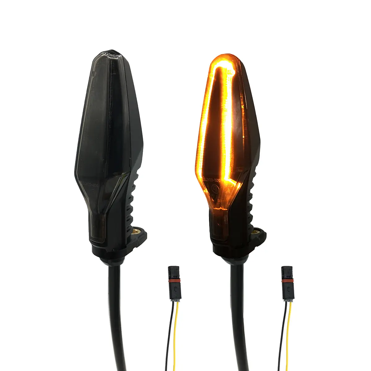 VRWEARE  Universal 12V Motorcycle Turn Signals LED Indicator Blinker Flashers Compatible with BMW R1200GS R1200R R1250GS R1250R LC ADV F750GS F850GS S1000RR S1000XR G310GS G310R, Led Lights, Reflective