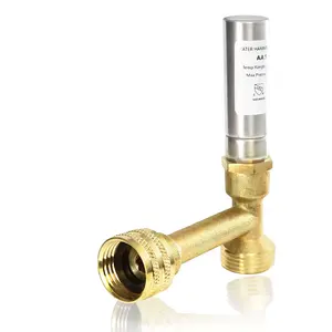 3/4" Swivel FHT x 3/4" MHT, Stainless Steel Tee Water Hammer Arrestors