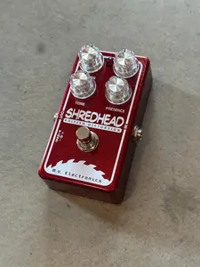 M. V. Electronics Shredhead British Distortion Pedal - Red
