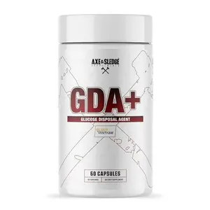 Axe & Sledge GDA+ Glucose Disposal Agent, Supports Nutrient Absorption, Stable Blood Sugar & Muscle Recovery, 30 Servings Dietary Optimum Glucovantage Fitness